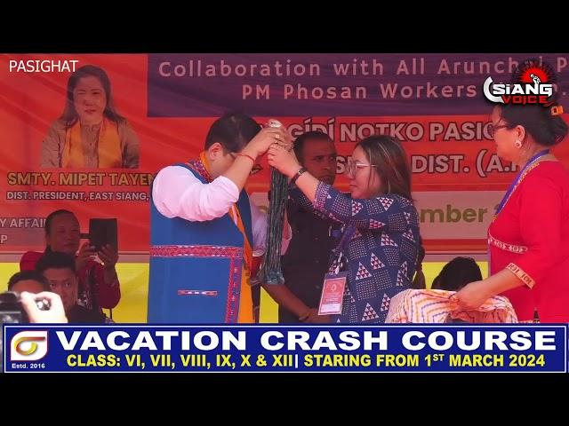 Education minister PD Sona attends National Labour Day at pasighat