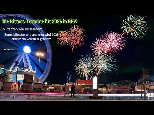 Die Kirmes-Termine für 2025 in NRW im ÜberblickKirmes 2025 in NRW