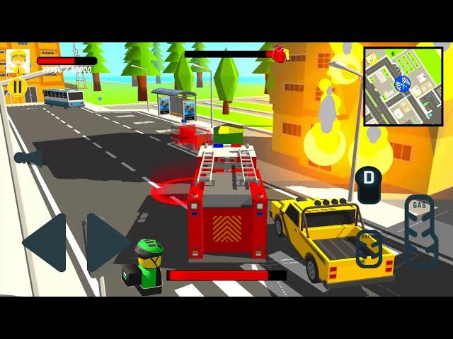 City Drivers Open World 3D Android FireTruck Gameplay #game #games #gameplay