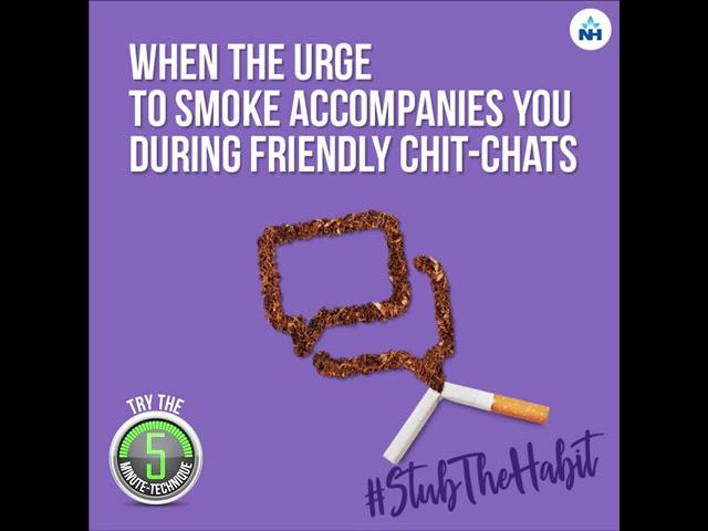 Control Your Smoking Cravings with 5-Minute Distraction Technique | Narayana Health