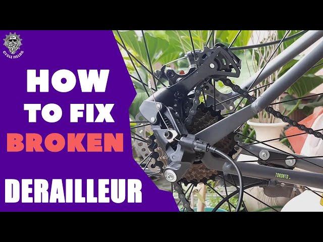 How To Fix Broken Rear Derailleur RD