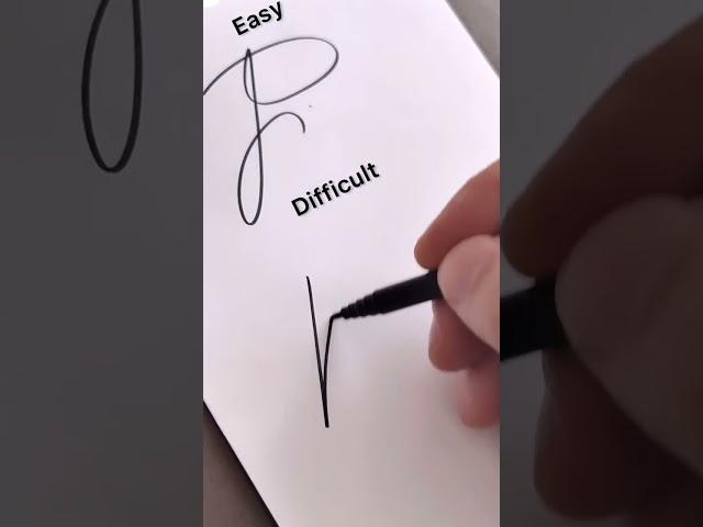 letter P special work ️ (signeture kaise kare)#signetring #sign #shorts