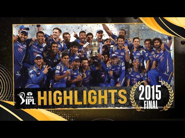 IPL 2015 FINALS | MUMBAI INDIANS vs CHENNAI SUPER KINGS match highlights