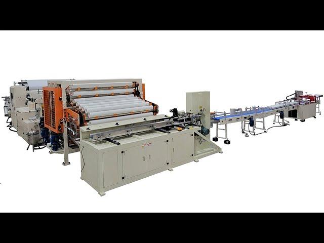 Automatic glue lamination small toilet paper making machine production line