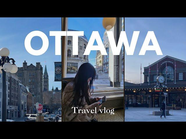 Ottawa Travel Vlog  | Restaurants, Cafés, Parliament Hill, ByWard Market, Rideau Canal