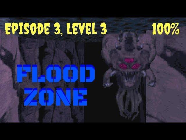 Duke Nukem 3D (100%) Walkthrough (E3L3: Flood Zone)