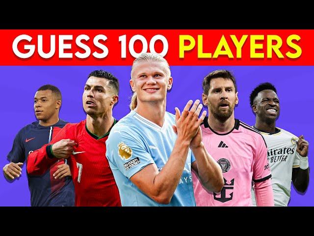 Guess the Footballer in 3 Seconds | 100 Most Famous Football Players