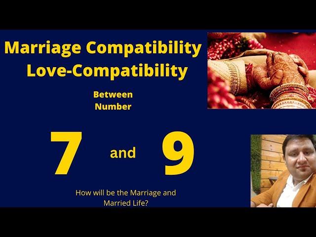 Marriage-Relationship compatibility of Number 7 and 9| Destiny number 7 and 9 Love life.