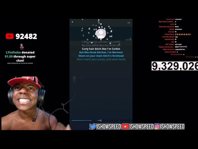 iShowSpeed RAPS XXXTentacion's Look At Me For Karaoke [archive]