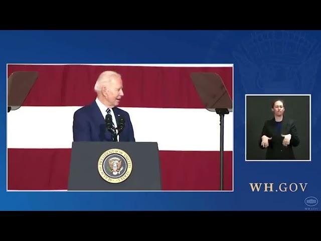 Biden at it again