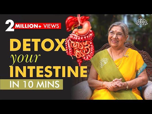 How to Cleanse Intestine Naturally at Home with these Asanas | Detox Digestive System| Home Remedies