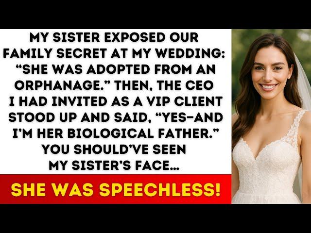 My Sister Tried to Ruin My Wedding by Revealing Who Was My Real Dad — But Her Cruel Joke Backfired