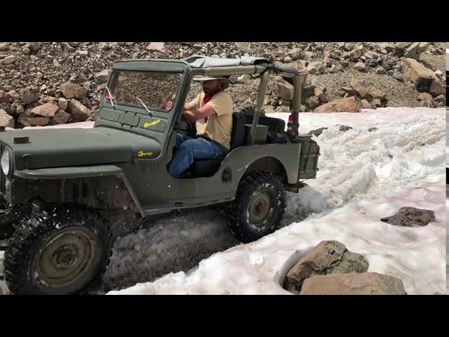 Vintage Willys Jeeps on Pearl Pass Colorado July 2020