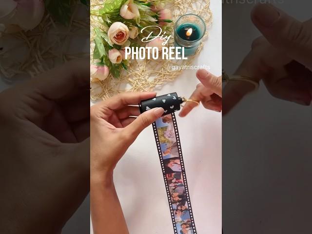 DIY Photo Reel #crafts #diy #handmade#papercrafting #papercrafts #giftideas #photoreel #unqiuegifts