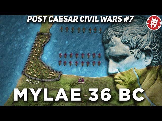 Octavian Attacks Pompey - Mylae 36 BC - Post-Caesar Civil Wars DOCUMENTARY