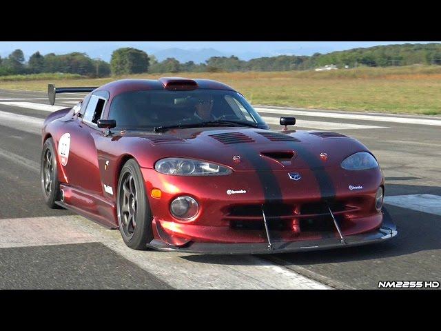 BRUTAL Dodge Viper GTS-R INSANELY LOUD V10 Sounds!