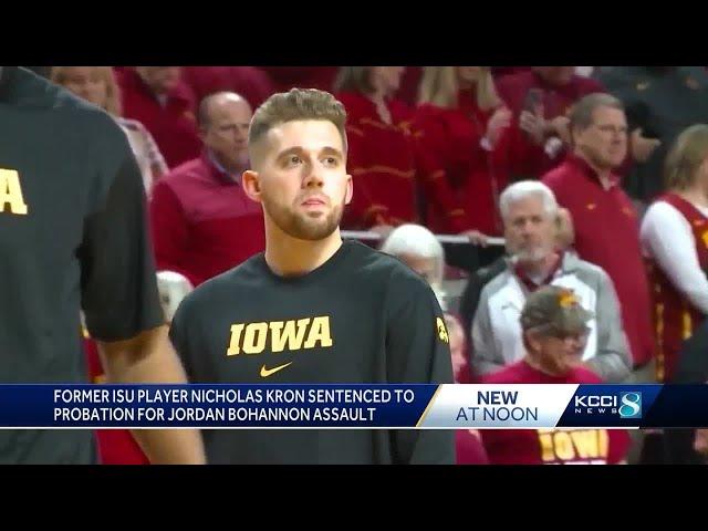 Former ISU football player sentenced for assaulting former Iowa basketball player