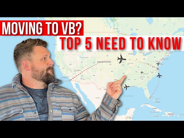 Relocating to Virginia Beach?  Top 5 Things you need to Know....