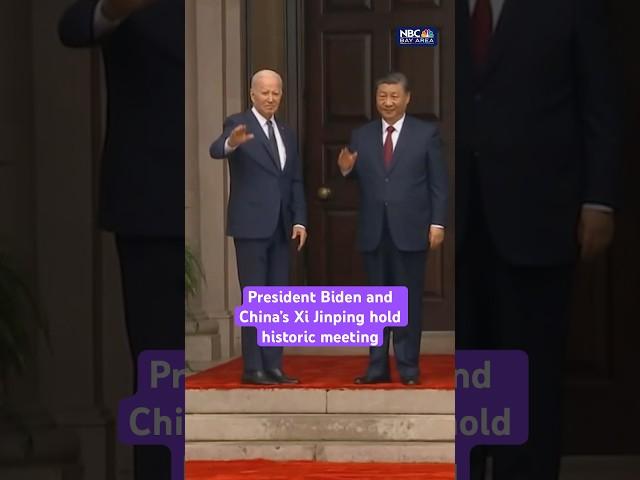 President #JoeBiden and China’s #XiJinping hold historic meeting • #bayarea #filoli #apec