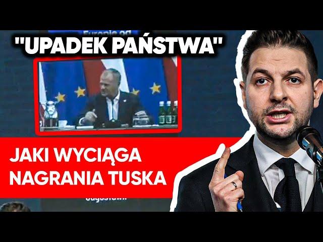 "Upadek państwa". Jaki puścił nagrania Tuska. "On robi to z pełną premedytacją"