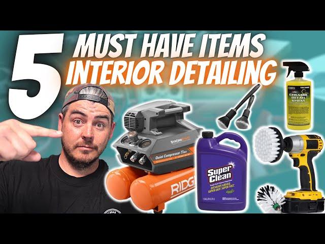 BEST CAR INTERIOR DETAILING PRODUCTS | 5 Must have Car Detailing items