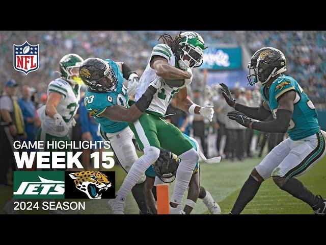 New York Jets vs. Jacksonville Jaguars Game Highlights | NFL 2024 Season Week 15