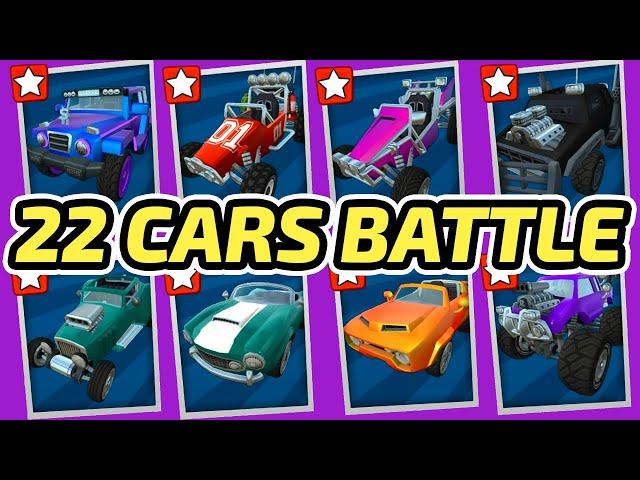 22 CARS Challenge and unlocked | Beach Buggy Racing 2