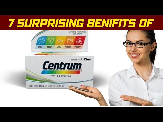 7  Health Benefits of Centrum Multivitamin | Centrum multivitamin review | Centrum silver