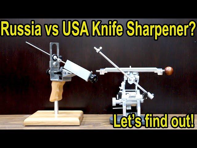 RUSSIA vs USA Knife Sharpener? TSPROF vs Lansky, Wicked Edge, KME, Tormek T-8, Work Sharp Ken Onion