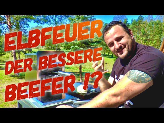 SO hätte der BEEFER aussehen können ! ELBFEUER Oberhitzegrill --- Klaus grillt