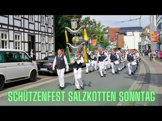 Schützenfest Salzkotten Sonntag Festumzug Parade Juli 2024