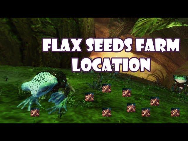 Guild Wars 2: HoT -  Verdant Brink: Flax Seeds Farm Location