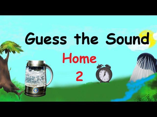 Guess the Sound.  At Home. Listening game