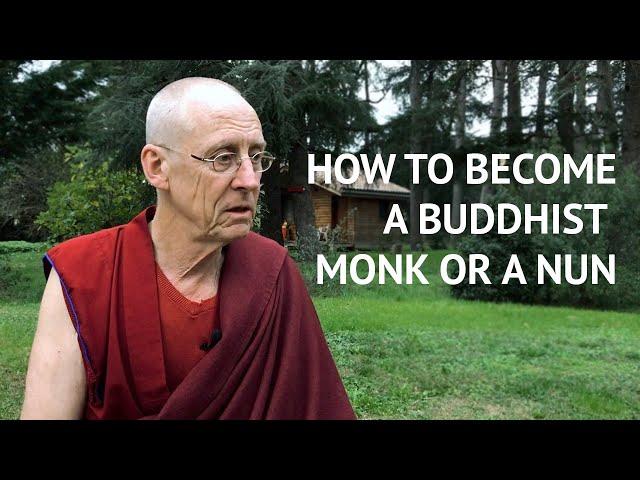 Geshe Tenzin Losel – How to Become a Buddhist Monk or a Nun?