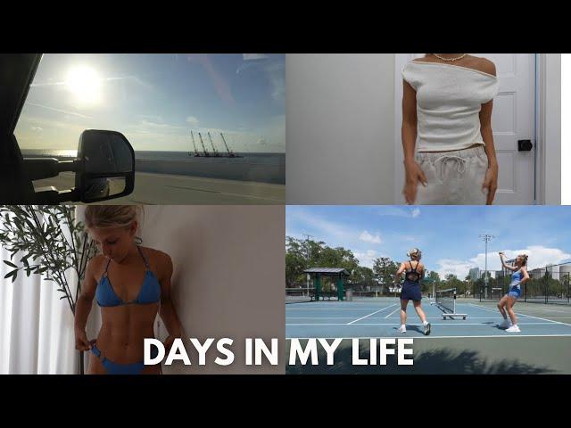 VLOG: nutrition cert, pickleball with my girlfriends, birthday gifts + beach sunset