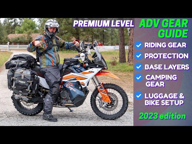 Complete Gear Guide for ADV Motorcycle Riding & Camping (2023 PREMIUM edition)