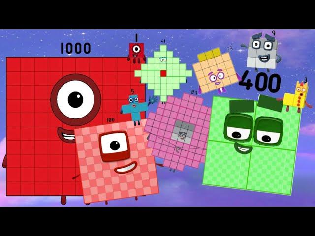 ADDITION | NUMBERBLOCKS ADDING SMALL AND BIG NUMBERS | LEARN TO COUNT | hello george