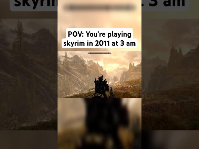 sound on for the chills #gaming #bethesda #skyrim #games #gamer #gameplay #pc #shorts #fyp #memes