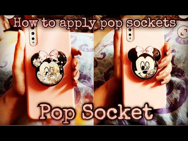 Pop Socket ----How To Apply Pop sockets on mobile phone ---Neha Amjad