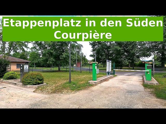 Stellplatz Courpière im Département du Puy-de-Dôme Etappenplatz in den Süden