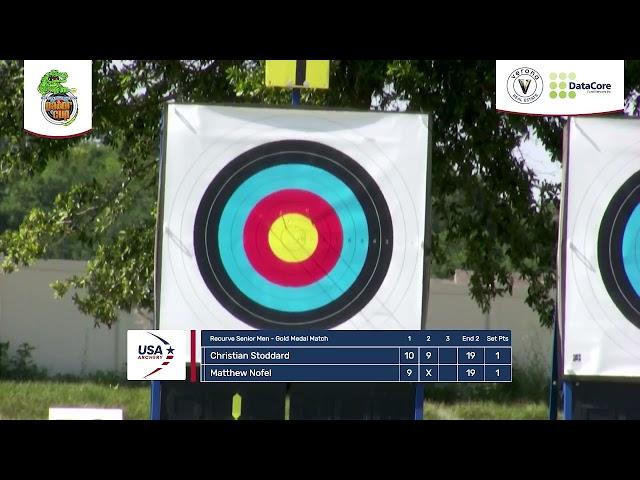 2024 Gator Cup - Recurve Men's Gold Final: Stoddard vs. Nofel