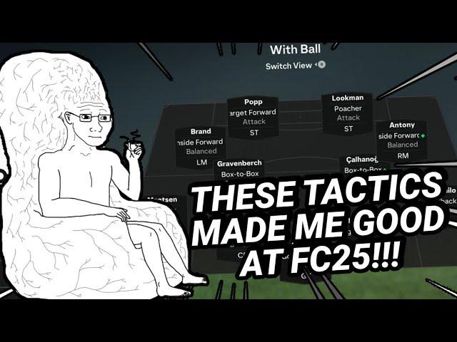 I FOUND THE PERFECT CUSTOM TACTICS IN FC25!!!