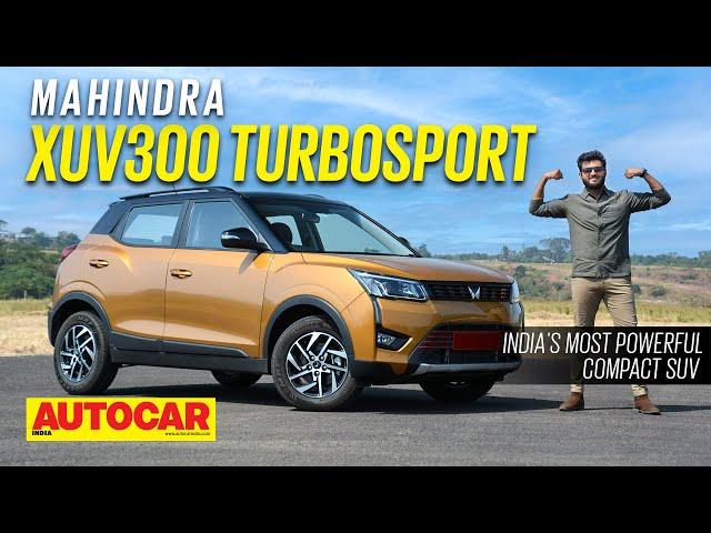 2022 Mahindra XUV300 TurboSport review - Power Play | First Drive | Autocar India