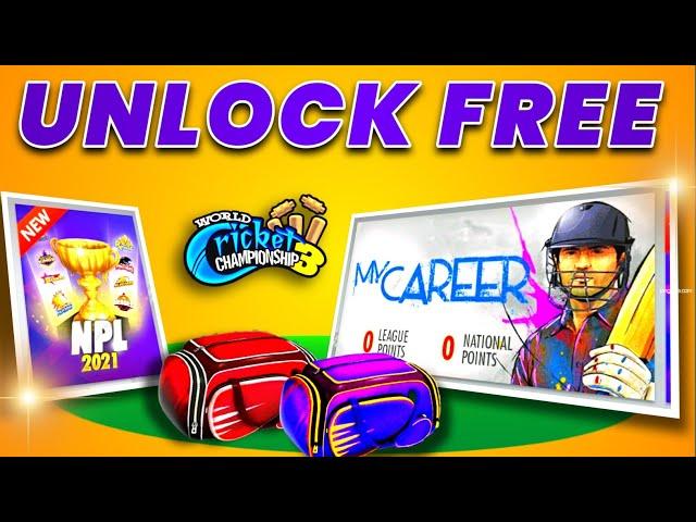  Wcc3 Unlock Npl , Career mode in Free , without hack , Full Tutorial !! Hindi / Urdu