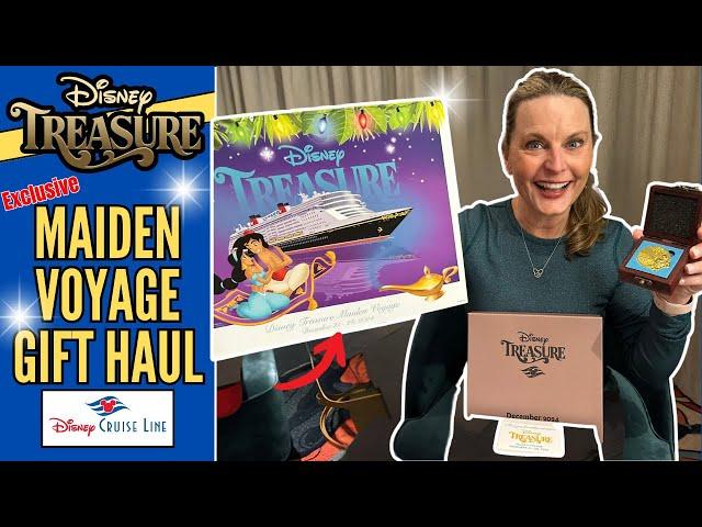 TREASURE Maiden Voyage GIFTS given to guests Each Day! | Lithograph | Concierge |Disney Cruise Line