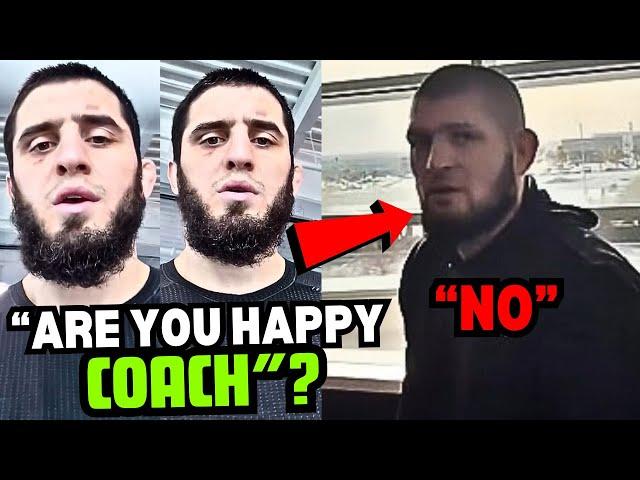 Khabib Nurmagomedov Is Not Happy With Islam Makhachev Taking Rest During Training (FULL VIDEO)