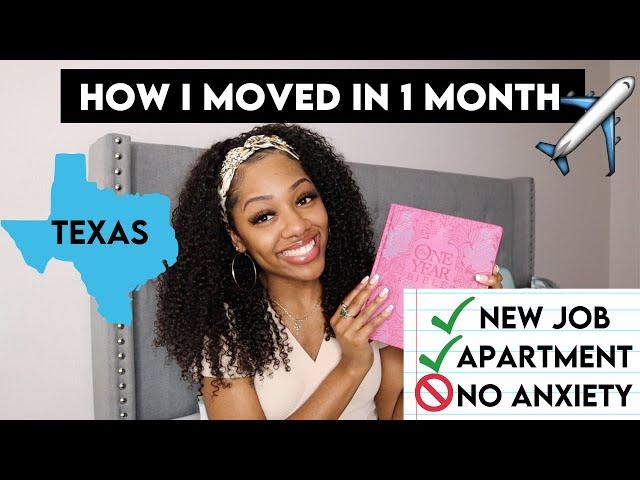 HOW GOD MOVED ME TO TEXAS IN 1 MONTH! | MY TESTIMONY | How I moved out of state alone