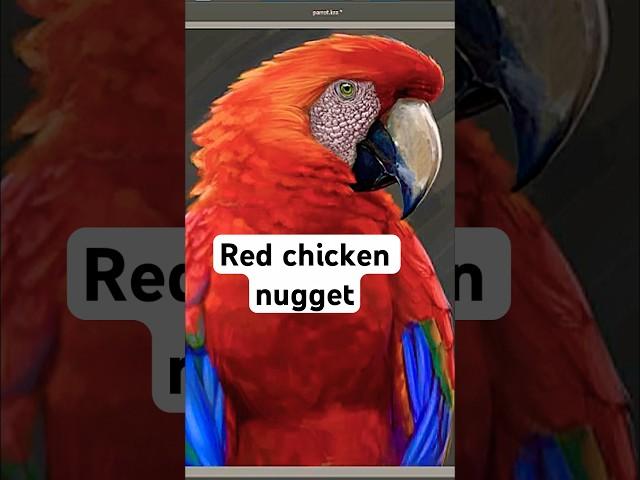 Realistic parrot drawing ️ #art #drawing  #sketch #viral #krita #photoshop #procreate
