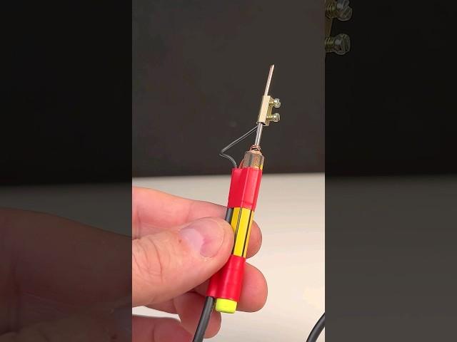 How to make a soldering iron from a pencil! #shorts