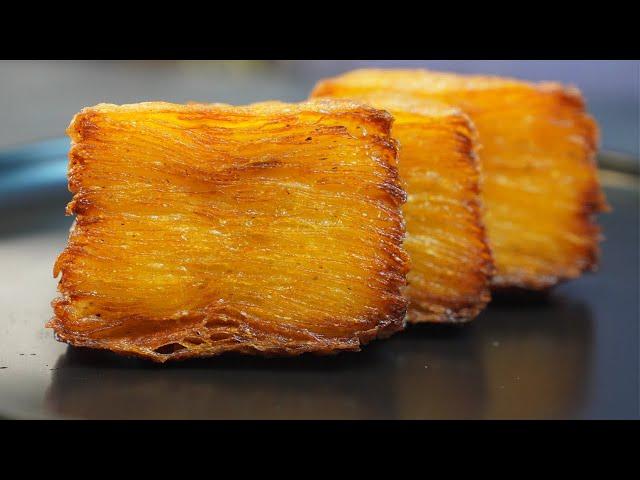 Simple Thousand Layer Crispy French Fries ! (New recipe) Potato Chips Recipes 